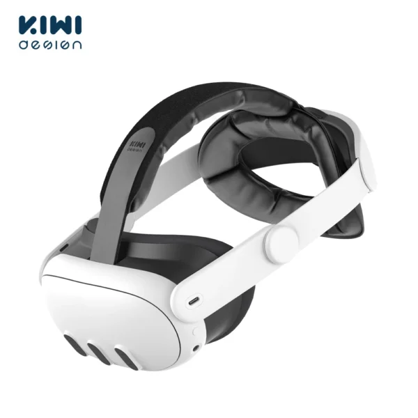 KIWI design Silence Adjustable Head Strap Compatible with Quest 3 Elite Strap VR Accessories