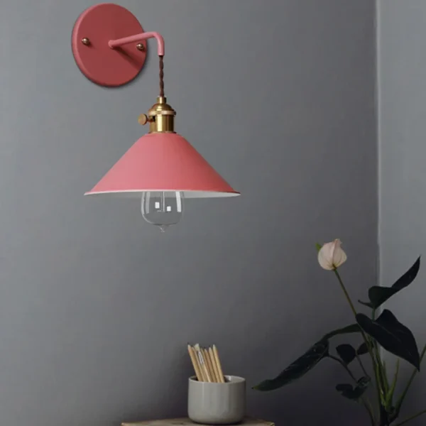 Vintage Colorful Wall Light Living Room Retro Wall Lamp - Image 4