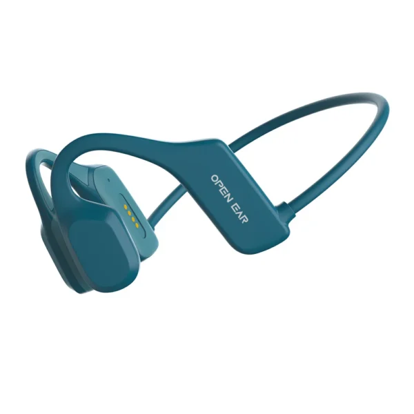 Upgraded Bone Conduction Headphones - Bluetooth 5.2 Open-Ear Sports Earphones with Mic, Sweat-Resistant Gym Headset