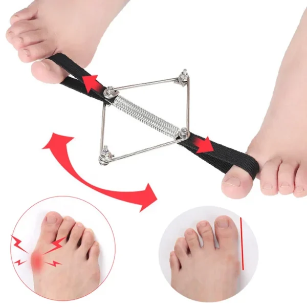 Bunion Corrector Nylon Steel Soft Toe Stretcher Toe Exerciser for Hammer Toes Yoga The Pilates Method for Women Men Wellness Use